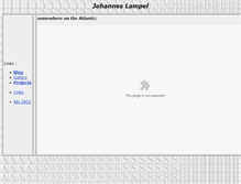 Tablet Screenshot of johannes.lampel.net